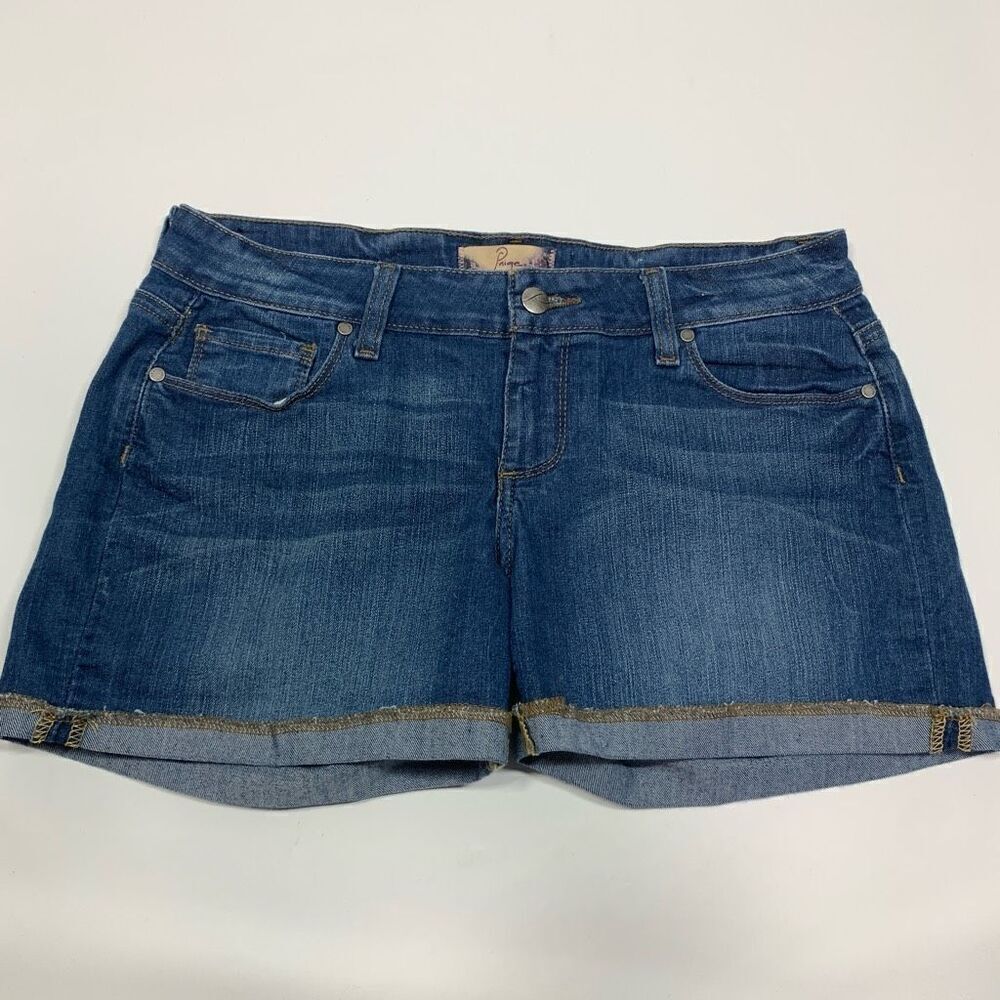 Paige 3.5" Denim Cuffed Short Size 26 NWOT